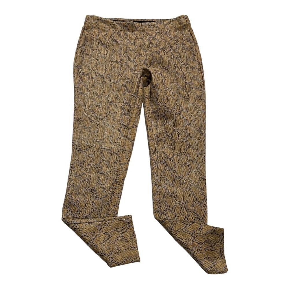 Philosophy Reptile Print Faux Leather Pull-on Stretchy Pants Size M